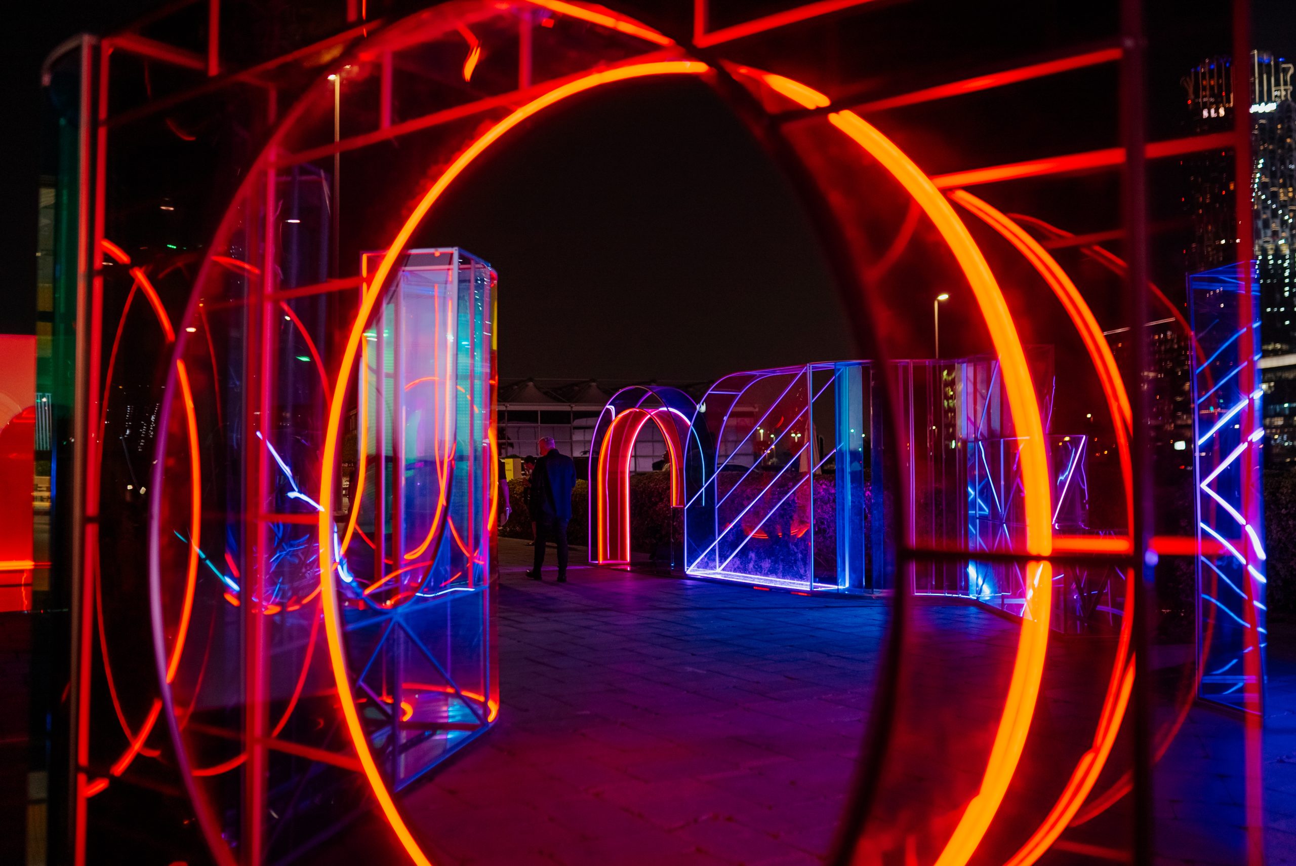 dubai design week 2024 art light